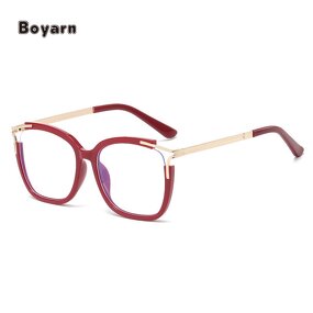 Eyeglasses - Manufacturer Luxury Metal TR90 Anti-Blue Light Computer Eyeglasses