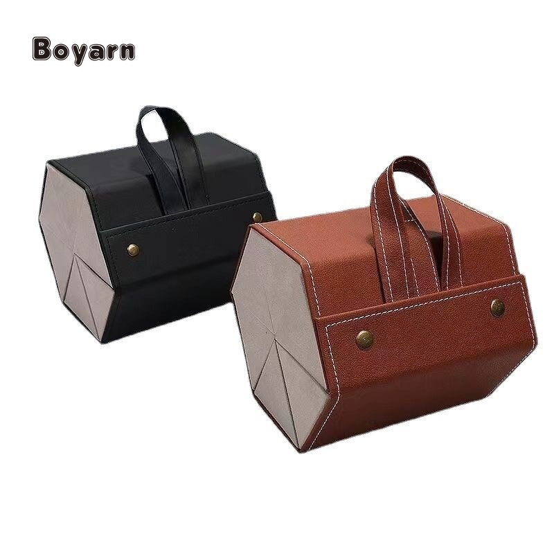 Storage Box - Manufacturer Foldable Leather Multiple Sunglasses Travel Organizer