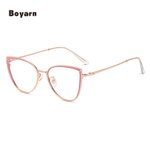 Eyeglasses - Manufacturer Women's Metal Anti-Blue Light Luxury Optical Frames