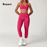 Sports Set - Manufacturer Women's Halter Bra High Shockproof Yoga Leggings Set
