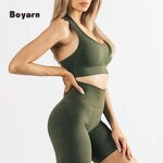 Yoga Bra - Manufacturer Women's Seamless Cross Back Padded Custom Plus Size Soft