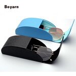 Glasses Case - Manufacturer HKBY Rectangle Hard PU Custom Logo Optical Packaging