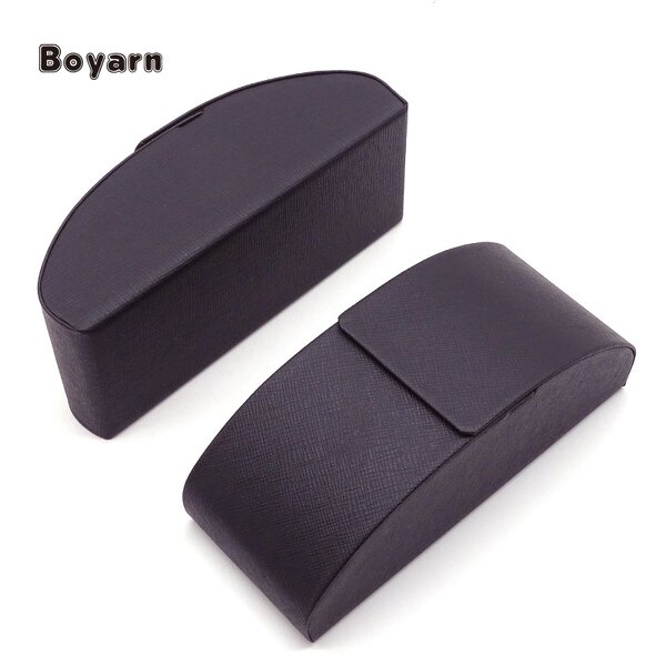 Glasses Case - Manufacturer HKBY Rectangle Hard PU Custom Logo Optical Packaging