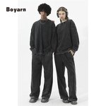 T-shirt - Manufacturer 350GSM 100%Cotton Oversized Men's Snowflake Wash Custom