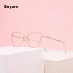 Eyeglasses - Manufacturer Women's Metal Anti-Blue Light Luxury Optical Frames