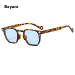 Sunglasses - Manufacturer Unisex Square Plastic Frame UV400 PC Lens Custom