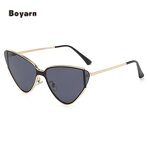 Sunglasses - Manufacturer Women's Vintage Gold Silver Large Frame UV400 Custom