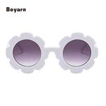 Sunglasses - Manufacturer Kids Plastic Flower Shape Outdoor Promotional Shades