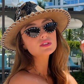 Sunglasses - Manufacturer Women's Rimless Metal Frame UV400 Custom Logo New