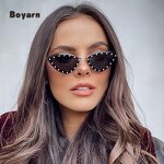 Sunglasses - Manufacturer Women's Rimless Metal Frame UV400 Custom Logo New