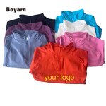 Sport Jacket - Manufacturer Women's Quarter Zip Seamless Quick-Dry Long Sleeve