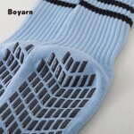 Sports Socks - Manufacturer Unisex Silicone Grip OEM Anti-Slip Crew Pilates Soccer