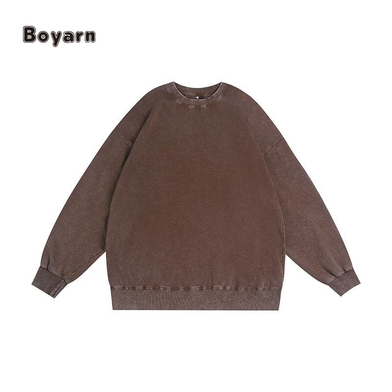 T-shirt - Manufacturer 350GSM 100%Cotton Oversized Men's Snowflake Wash Custom