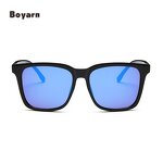 Sunglasses - Manufacturer Men's Square PC Frame UV400 AC Lenses Customizable