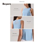 Yoga Crop Top - Manufacturer Women's Mesh Quick-Dry Sleeveless Round Neck Gym