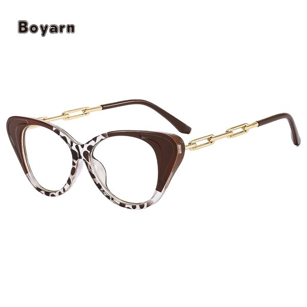 Eyeglasses - Manufacturer Wholesale Women's Plastic Metal Anti-Blue Light Frames