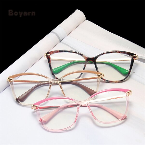 Eyeglasses - Manufacturer Women's TR90 Anti-Blue Light Reading All Face Shape