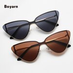 Sunglasses - Manufacturer Women's Vintage Gold Silver Large Frame UV400 Custom