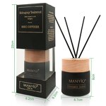 Reed Diffuser Set Manufacturer - Hot Sale 100ml with Wood Lid & Rattan, Refillable
