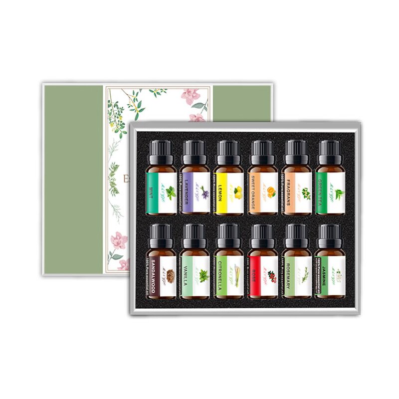 Essential Oil Set Manufacturer - Aromatherapy Top 6 100 Pure Car Kitchen Mint, 12Pcs
