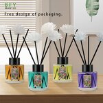 Reed Diffuser Manufacturer - Custom 50ml for Hotel, Tea Tree Bamboo Scent & Green Crystal