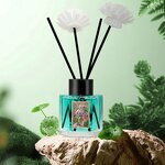 Reed Diffuser Manufacturer - Custom 50ml for Hotel, Tea Tree Bamboo Scent & Green Crystal