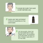 Hair Color Shampoo Manufacturer - Speedy 100% Gray White Cream Shower Gel for Men & Women