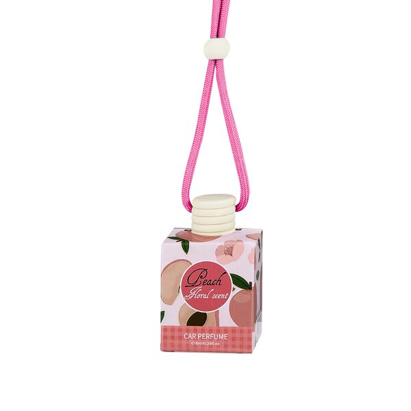 Car Air Freshener Manufacturer - 8ml Hanging Glass Diffuser, 200+ Flavors & Wooden Design