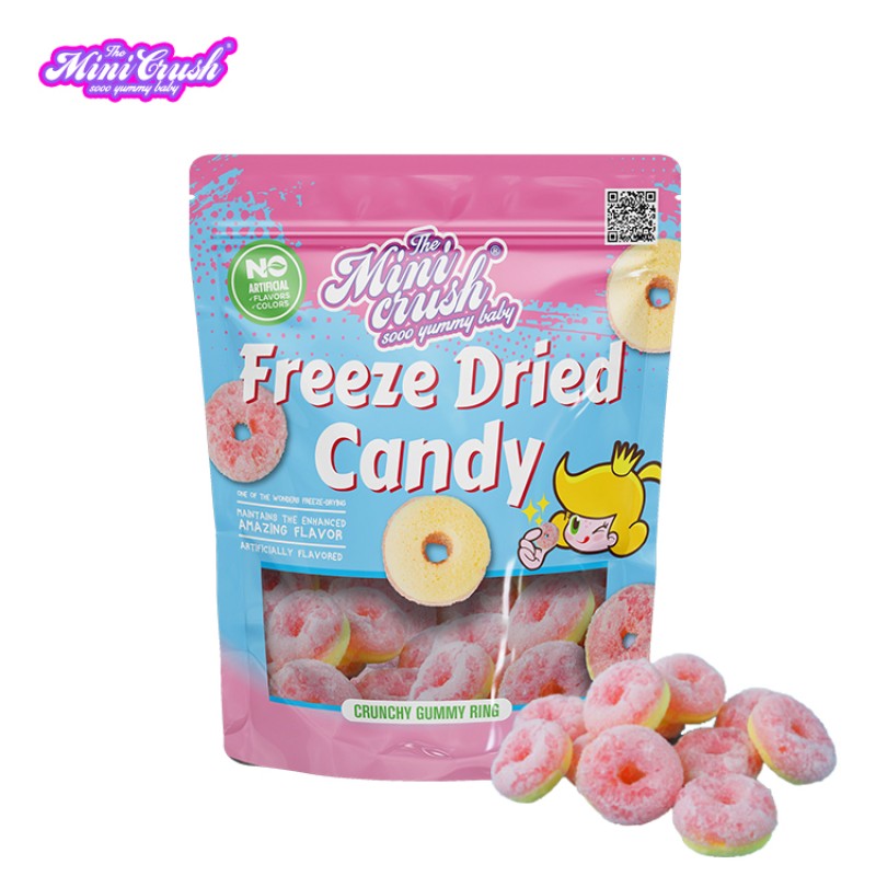 Peach Ring Candy Factory - Custom Freeze Dried Fruit Snack