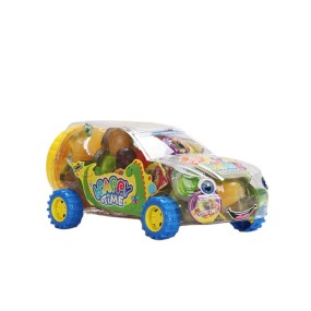 复古出租车果冻供应商-水果布丁杯糖果