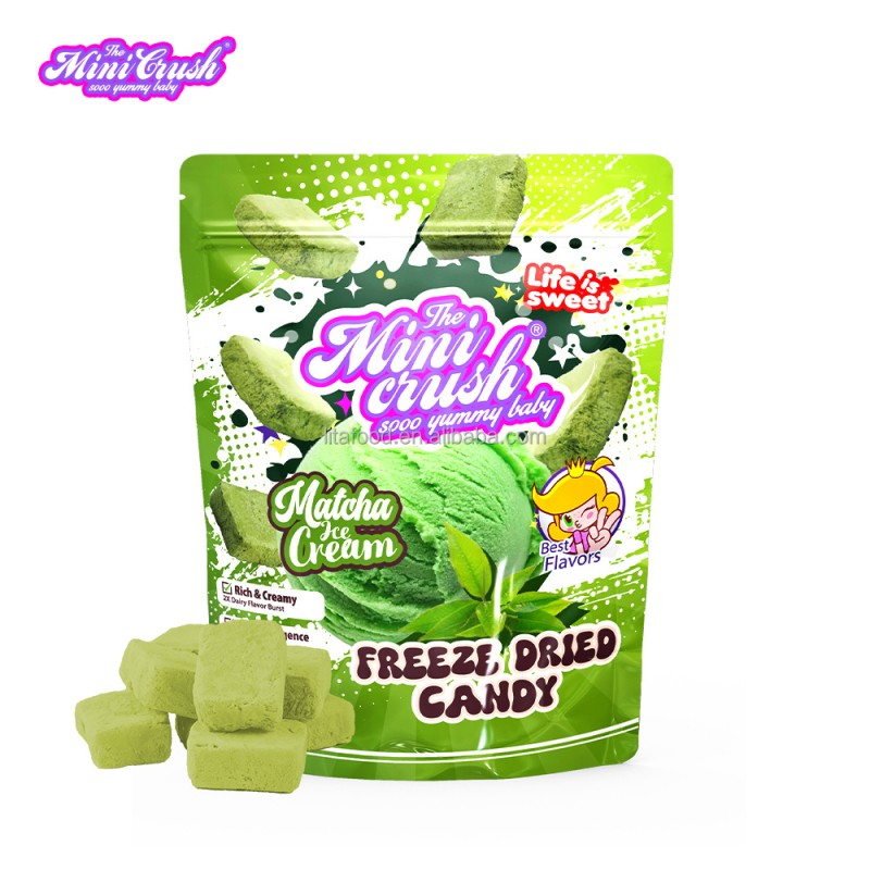 Japanese Matcha Ice Cream Supplier - Freeze Dried Candy