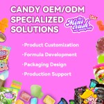 Mango Peel Gummy Supplier - Fruit Flavor Chewy Candy Bulk