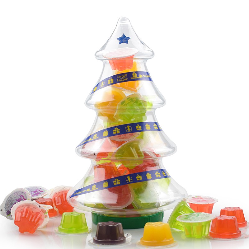 Christmas Tree Jelly Manufacturer - Mixed Fruit Flavor Jar
