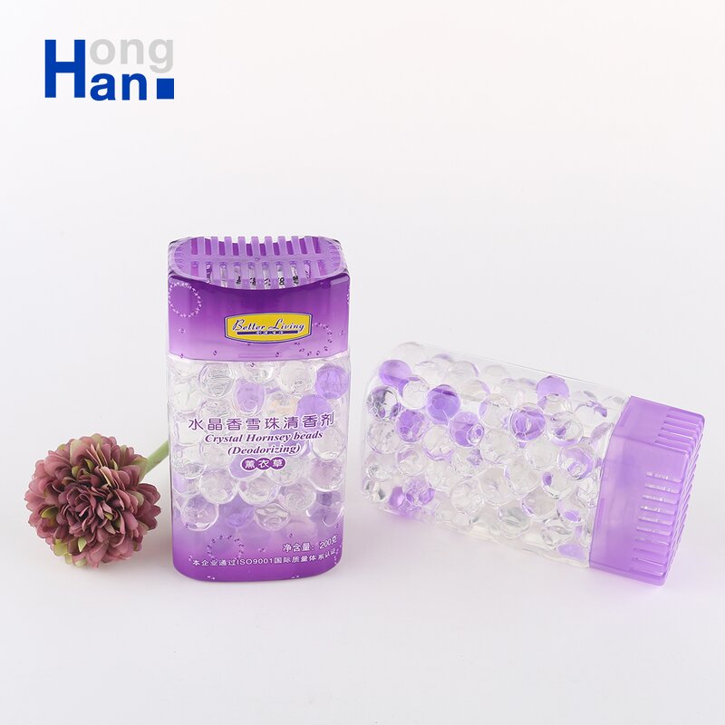 Air Freshener - Manufacturer Purple Crystal Beads Car Home Long-lasting Gel