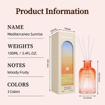 Air Diffuser - Manufacturer 100mL Natural Flameless for Hotel
