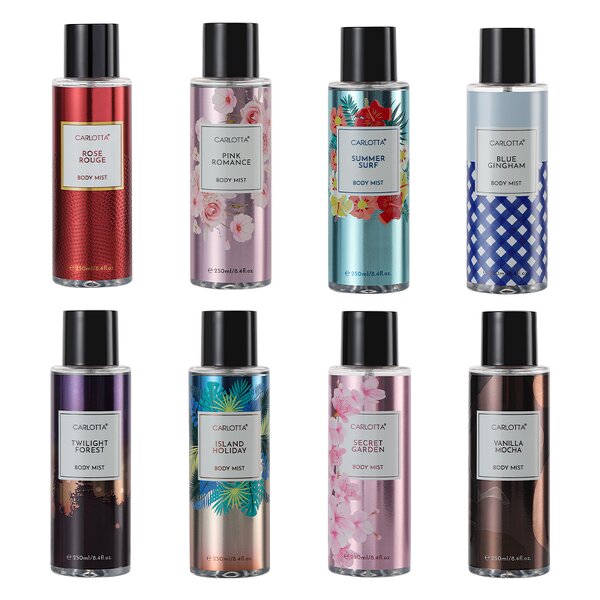 Body Mist - Manufacturer 250mL Private Label Long-lasting Fragrance