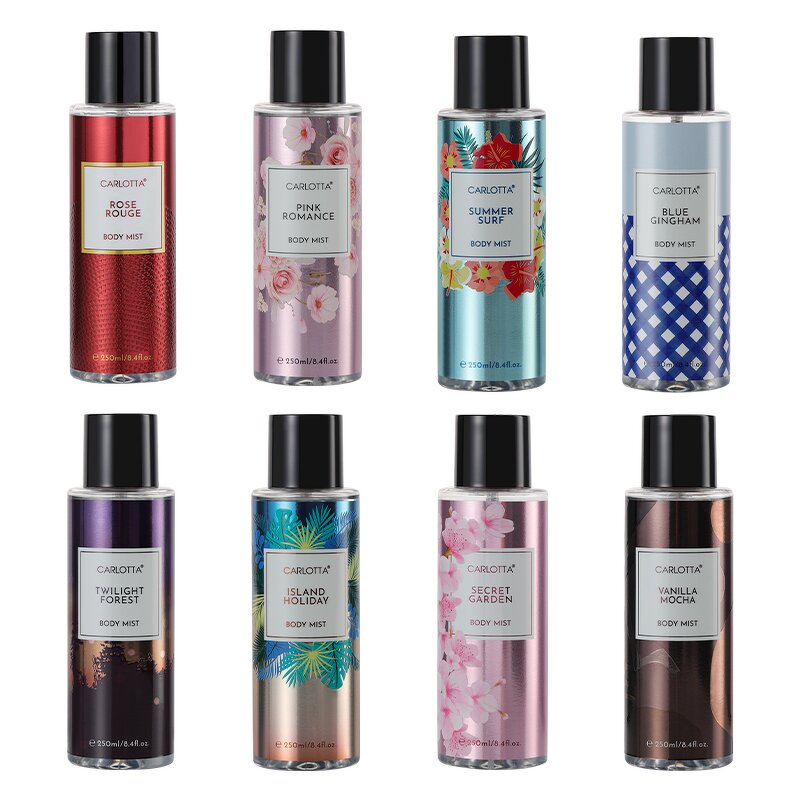 Body Mist - Manufacturer 250mL Private Label Long-lasting Fragrance