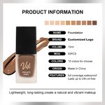 Foundation - Manufacturer Private Label Vegan Matte Full Coverage Waterproof