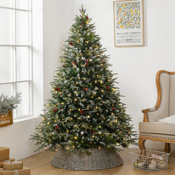 Artificial Christmas Tree Manufacturer - 2.4-meter PVC Pine Needle for Mall Hotel