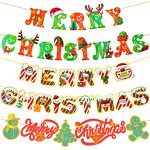 Christmas Banner Manufacturer - New Arrival Letter Pull Flag Hot Stamping