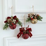 Christmas Tree Decor Manufacturer - Hot Selling Red Metal Jingle Bells