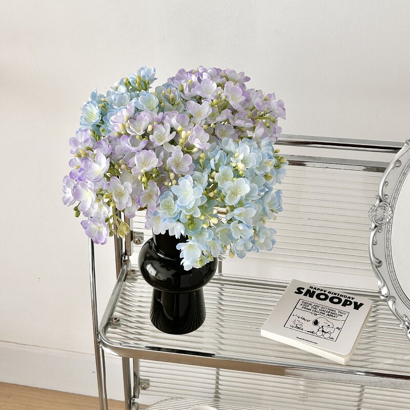 Artificial Flowers Manufacturer - Handheld Silk Jasmine INS Style for Bride