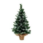Christmas Tree Manufacturer - New Pointed White Snow Mixed Leaf Linen Mini