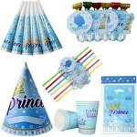 Party Tableware Manufacturer - Custom Print Blue Hot Stamping Dots for Kids