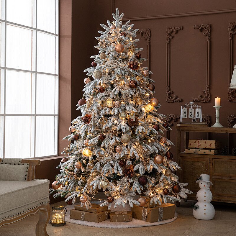Christmas Tree Manufacturer - Wholesale Simulated PE Hybrid Snow Scene