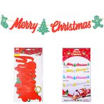 Christmas Banner Manufacturer - New Arrival Letter Pull Flag Hot Stamping