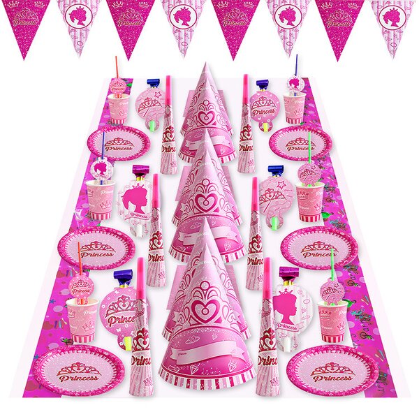 Party Tableware Set Manufacturer - New Style Kid's Birthday Themed Disposable