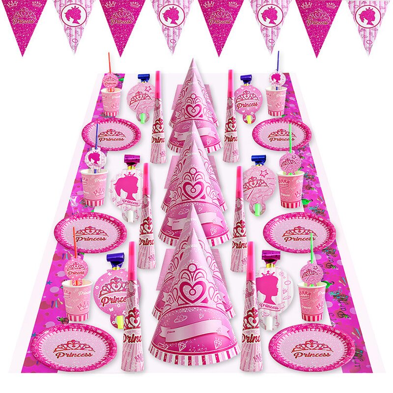 Party Tableware Set Manufacturer - New Style Kid's Birthday Themed Disposable