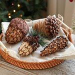 Christmas Ornaments Manufacturer - Wholesale Hanging Pinecone Acorn Handmade