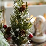 Christmas Tree Manufacturer - 30cm Exquisite Compact Simulated Pine Cones